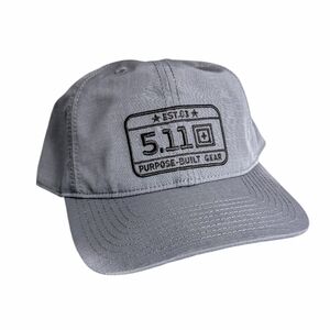 5.11 Tactical Promo Hat 2025 Snapback Cap - Turbulence Grey - NWT